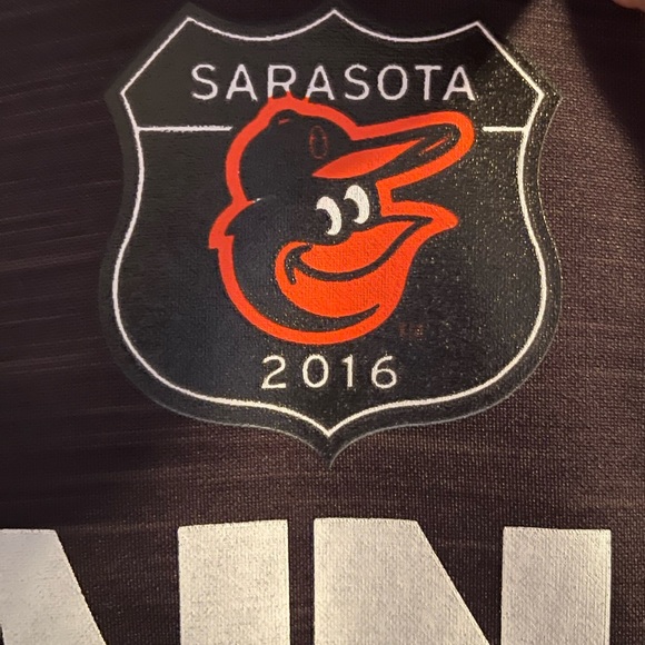 LIKE NEW Men’s Majestic Baltimore Orioles 2016 Spring Training Hoodie - Picture 3 of 3